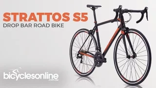 2017 Polygon Strattos S5 - Shimano 105 Alloy Road Bike