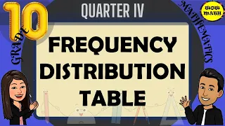 FREQUENCY DISTRIBUTION TABLE || GRADE 10 MATHEMATICS Q4