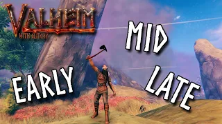 The BEST Base Locations for Early Mid and Late game in Valheim | Valheim Tips