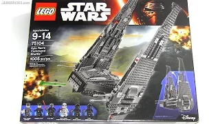 Speedy build: LEGO Star Wars Kylo Ren's Command Shuttle 75104