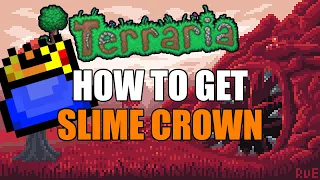 TERRARIA GUIDES - HOW TO CREATE THE SLIME CROWN & HOW TO SUMMON KING SLIME