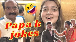 Papa ka humour🤣||Shadi m kiye boht mzze🤩|| Shivani Sharma #pahadi #dance #marriage #family #trend