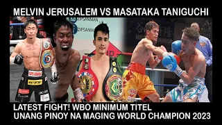 MELVIN JERUSALEM VS MASATAKA TANIGUCHI | WBO CHAMPIONSHIP