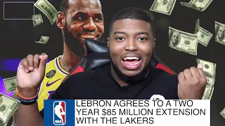 Lebron James Signs A Two Year $85 Million Extension Before Anthony Davis With Lakers| FERRO