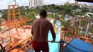 Crazy Water Slide at Thermas dos Laranjais