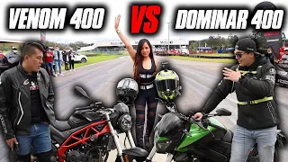 Que PODER!! Venom 400 VS Dominar 400