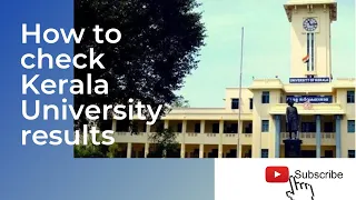 How to check Kerala university result