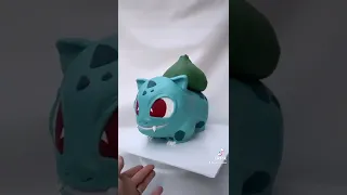 3D cake sculpture bulbasaur Pokémon cake #pokemon #3dcake #cake #caketutorial