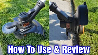 Black And Decker String Trimmer Edger - How To Use & Review