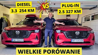 HYBRYDA PLUG-IN czy DIESEL– Mazda CX-60. Który silnik wypada lepiej?