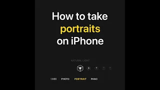 How to take portraits on iPhone | Apple Support