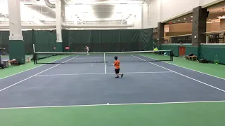 7 year old tennis prodigy from Denver Jovian Sherrell