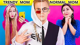 Verschiedene Typen von Moms - Normale Mom vs. Trendy Mom