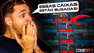 OPEN CASE de MAIS DE 120 CAIXAS no STANDOFF 2 ( BUGUEI O JOGO 🤑 ) ‹ P7GOD ›