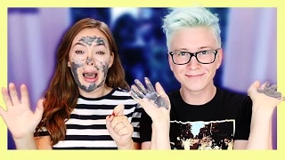 The 7 Second Challenge (ft. Tanya Burr) | Tyler Oakley