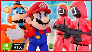 Huggy Wuggy Vs Freddy & Mario - Squid Game Challenge Poppy Playtime & Fnaf Animation #10