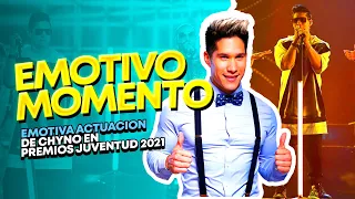 ¡Así fue la emotiva actuación de Chyno en Premios Juventud que hizo volar al público!