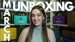 march 2024 book subscription unboxing | botm, owlcrate ya & adult, fairyloot ya & adult, illumicrate