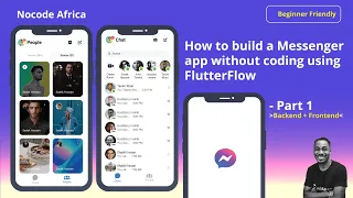 How to build a Messenger app without coding using FlutterFlow - Part 1