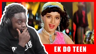 Ek Do Teen | Tezaab (1988) | Madhuri Dixit | Alka Yagnik | REACTION