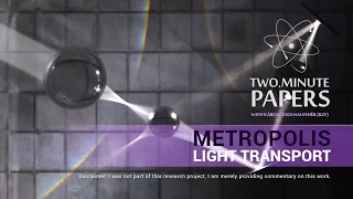 Metropolis Light Transport | Two Minute Papers #16