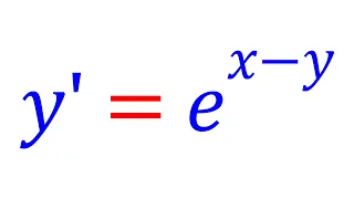 A Differential Equation With An Exponential