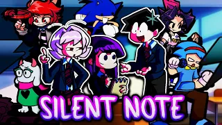 SILENT NOTE but Every Turn a Different Character Sings 🎶⚡ (FNF Unlabeled Anime Everyone Sings It)