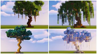 Custom Fantasy Tree Designs | Minecraft Tutorial