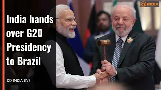 DD India Live | India hands over G20 Presidency to Brazil