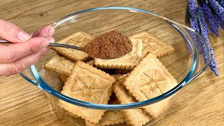 Chocolate dessert in 1 minute! I have never eaten such a delicious cake! No baking!