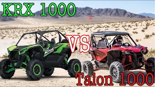 Kawasaki KRX1000 Vs Honda Talon 1000r Comparison|Which Is For You?