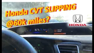 Honda CVT SLIPPING @60k miles? (Repair + TPMS Calibration)