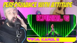 METAL SINGER REACTS TO KAROL G "OKI DOKI TÁ OK" VMAs 2023 REACCIÓN