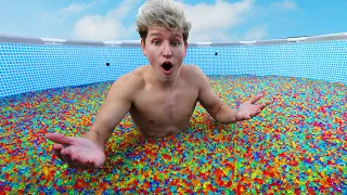 Filled Pool with 10 Million Orbeez