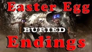 Black Ops 2 Buried Easter Egg - Both Endings - Richtofen Vs Maxsis - Game Changing Decision
