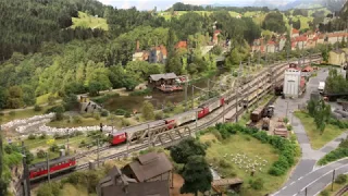 Fahrverschub nach Neuberg auf der Modelleisenbahn des ESV Knittelfeld (Ganz nahe am Original) Teil2