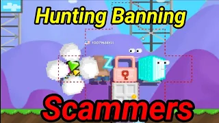 Growtopia | Punish & Hunting Scammer & Botting || Part 14