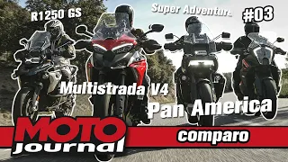 COMPARO#03 - Harley Pan America, Ducati Multistrada V4, KTM Super Adv 1290, BMW R1250 GS