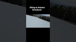 Skiing at Arizona Snowbowl on May 5, 2024