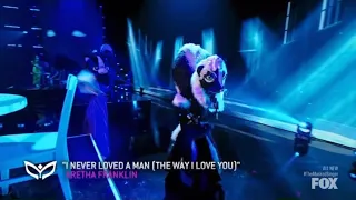 Skunk Performs "I Never Loved A Man (The Way I Love You)" By Aretha Franklin | Masked Singer | S6E11