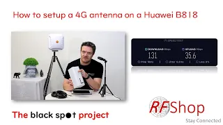 How to connect a 4G external antenna to a Huawei B818 modem