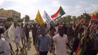 One year on since Sudan's coup, thousands march in Khartoum • FRANCE 24 English