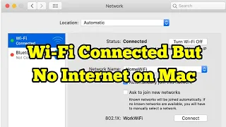 Wi-Fi Connected But No Internet on Mac Sonoma/Ventura - Fixed 2023