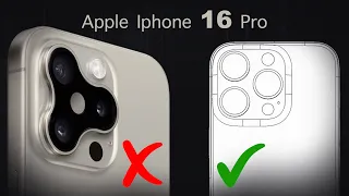 Дизайн iPhone 16 Pro раскрыт