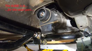 Force feeding a 4L80E into a 3rd Gen Camaro. Not fun.