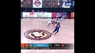 'THE BEAST' CALVIN ABUEVA | CRUCIAL STEAL AND A DUNK!