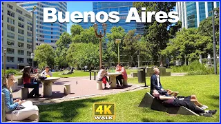 【4K】WALK Plaza Roma BUENOS AIRES Argentina Travel vlog