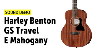 Harley Benton GS Travel E Mahogany - Sound Demo (no talking)