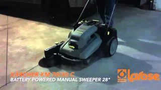 Karcher KM 70/30 C 28” Battery-Powered Manual Sweeper