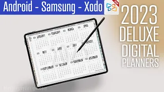 2023 Deluxe Digital Planner | Samsung Galaxy Tablet S7+ | Xodo App